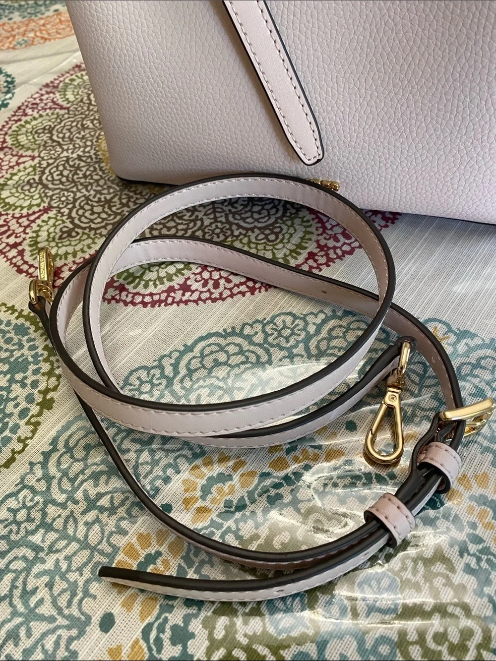 Michael Kors Emilia Blush Pink Leather Top-Handle Satchel